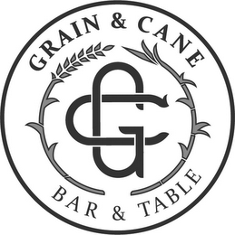 GC GRAIN & CANE BAR & TABLE logo