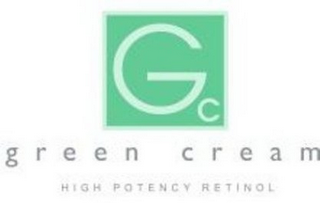 GC GREEN CREAM HIGH POTENCY RETINOL logo
