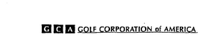 GCA GOLF CORPORATION OF AMERICA logo