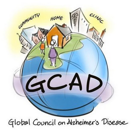 GCAD GLOBAL COUNCIL ON ALZHEIMER'S DISEASE COMMUNITY HOME CLINIC logo