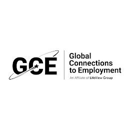 GCE GLOBAL CONNECTIONS TO EMPLOYMENT AN AFFILIATE OF LIFEVIEW GROUP logo