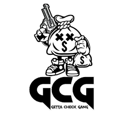 GCG GETTA CHECK GANG XX $$ logo
