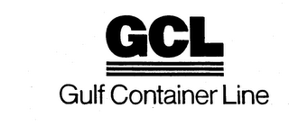 GCL GULF CONTAINER LINE logo