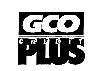 GCO CREDIT PLUS logo