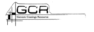 GCR GENESIS COATINGS RESOURCE logo