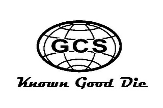GCS KNOWN GOOD DIE logo