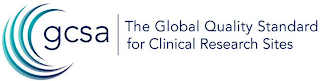 GCSA THE GLOBAL QUALITY STANDARD FOR CLINICAL RESEARCH SITES logo