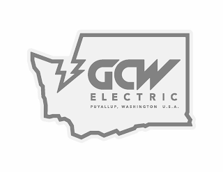 GCW ELECTRIC PUYALLUP, WASHINGTON U.S.A. logo