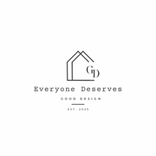 GD EVERYONE DESERVES GOOD DESIGN EST. 2025 logo