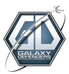 GD GALAXY DEFENDERS WWW.GALAXY-DEFENDERS.COM logo
