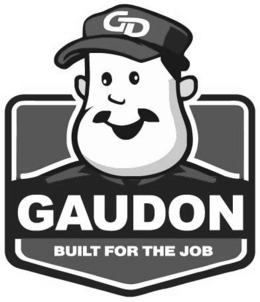 GD GAUDON BUILT FOR THE JOB logo