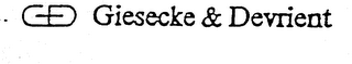 GD GIESECKE & DEVRIENT logo
