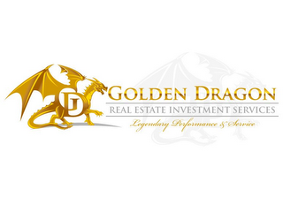 GD GOLDEN DRAGON REAL ESTATE INVESTMENT SERVICES LEGENDARY PERFORMANCE & SERVICE logo