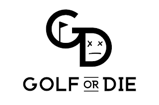 GD GOLF OR DIE logo