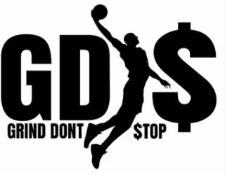 GD $ GRIND DONT $TOP logo
