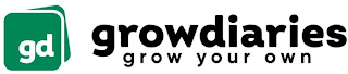 GD GROWDIARIES GROW YOUR OWN logo