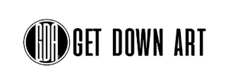 GDA GET DOWN ART logo