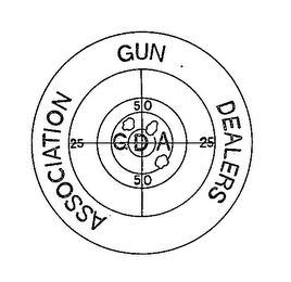 GDA GUN DEALERS ASSOCIATION logo