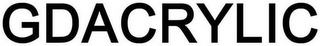 GDACRYLIC logo
