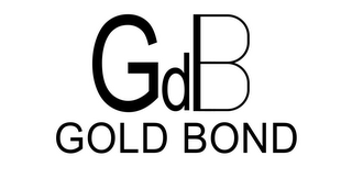 GDB GOLD BOND logo