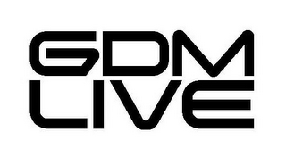 GDM LIVE logo