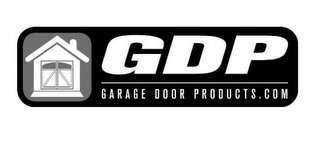 GDP GARAGE DOOR PRODUCTS.COM logo