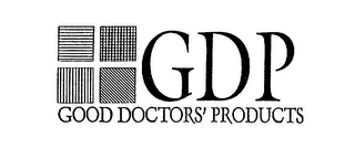 GDP GOOD DOCTORS' PRODUCTS logo