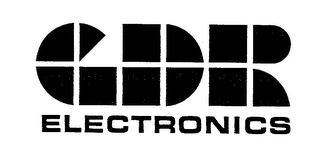 GDR ELECTRONICS logo