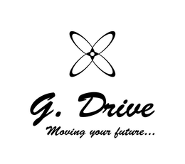 G.DRIVE MOVING YOUR FUTURE... logo