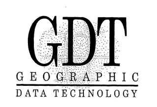GDT GEOGRAPHIC DATA TECHNOLOGY logo