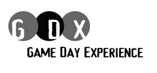 GDX GAME DAY EXPERIENCE logo