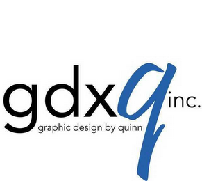 GDXQ INC. GRAPHIC DESIGN BY QUINN logo