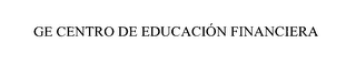 GE CENTRO DE EDUCACIÓN FINANCIERA logo
