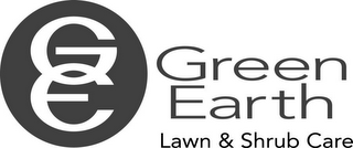 GE GREEN EARTH LAWN & SHRUB CARE logo