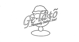 GE LA TO ...HEAVENLY ITALIAN ICES! logo