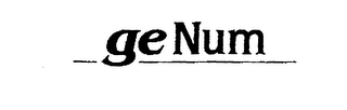 GE NUM logo