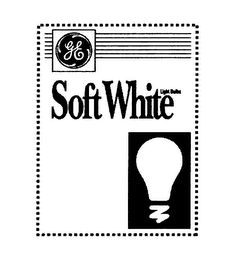 GE SOFT WHITE LIGHT BULBS logo