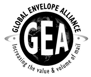 GEA · GLOBAL ENVELOPE ALLIANCE · INCREASING THE VALUE & VOLUME OF MAIL logo