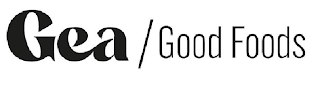 GEA / GOOD FOODS logo
