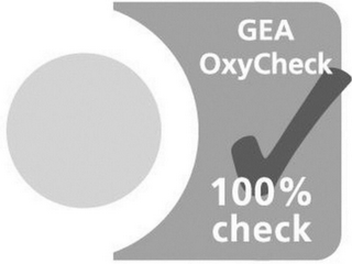 GEA OXYCHECK 100% CHECK logo