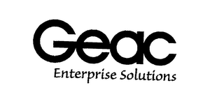 GEAC ENTERPRISE SOLUTIONS logo