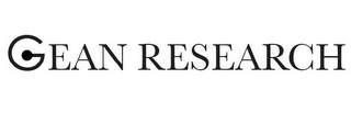 GEAN RESEARCH logo
