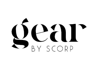 GEAR BY SCORP logo