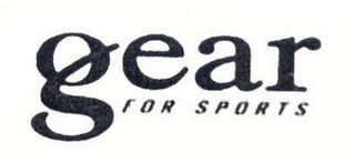 GEAR FOR SPORTS logo