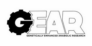 G.E.A.R. GENETICALLY ENHANCED ANABOLIC RESEARCH logo