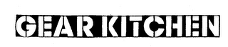 GEAR KITCHEN logo