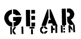 GEAR KITCHEN logo