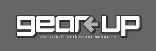 GEAR-UP THE AIRSOFT ENTHUSIAST MAGAZINE logo
