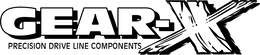 GEAR-X PRECISION DRIVE LINE COMPONENTS logo