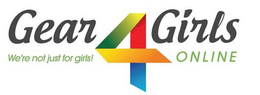GEAR4GIRLS ONLINE WE'RE NOT JUST FOR GIRLS! logo